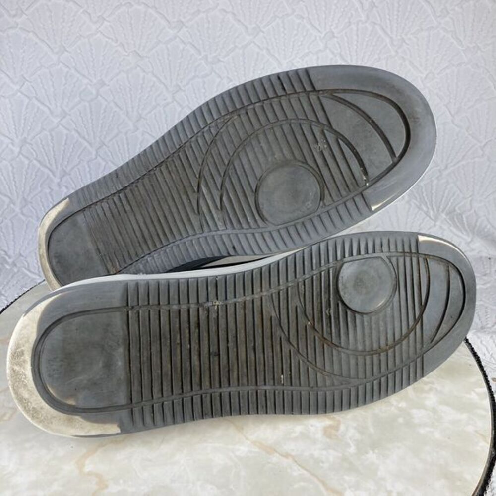 Nordstrom Rack Shoes Mens Sz 11 Black Ortholite Leather Comfort Casual Sneakers - Picture 13 of 13